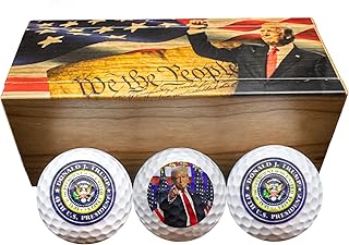 Limited Edition Trump - 3 Golf Ball Collector Set - Presidential Seal Mix, Branded Golf Balls