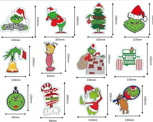 Miniatura 7 de 24 decoraciones para árbol de Navidad adornos colgantes para árbol de Navidad regalos de Navidad medias para fiesta de cumpleaños vacaciones en