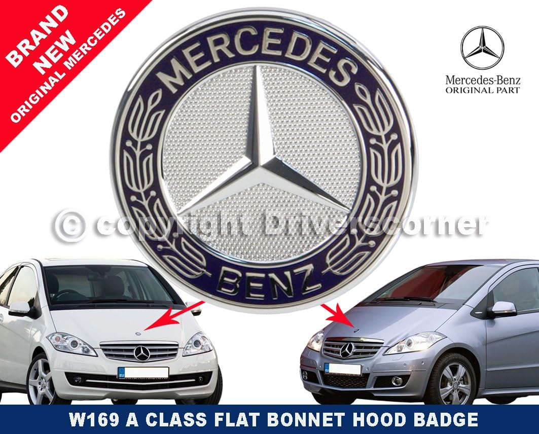 Mercedes A Klasse Coupe Motorhaube Badge W169 2 Pins New A6388170116 Amazon De Auto Motorrad