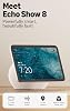 Amazon Echo Show 8, Vibrant HD 8.7 display + Amazon Adjustable Stand - Glacier white
