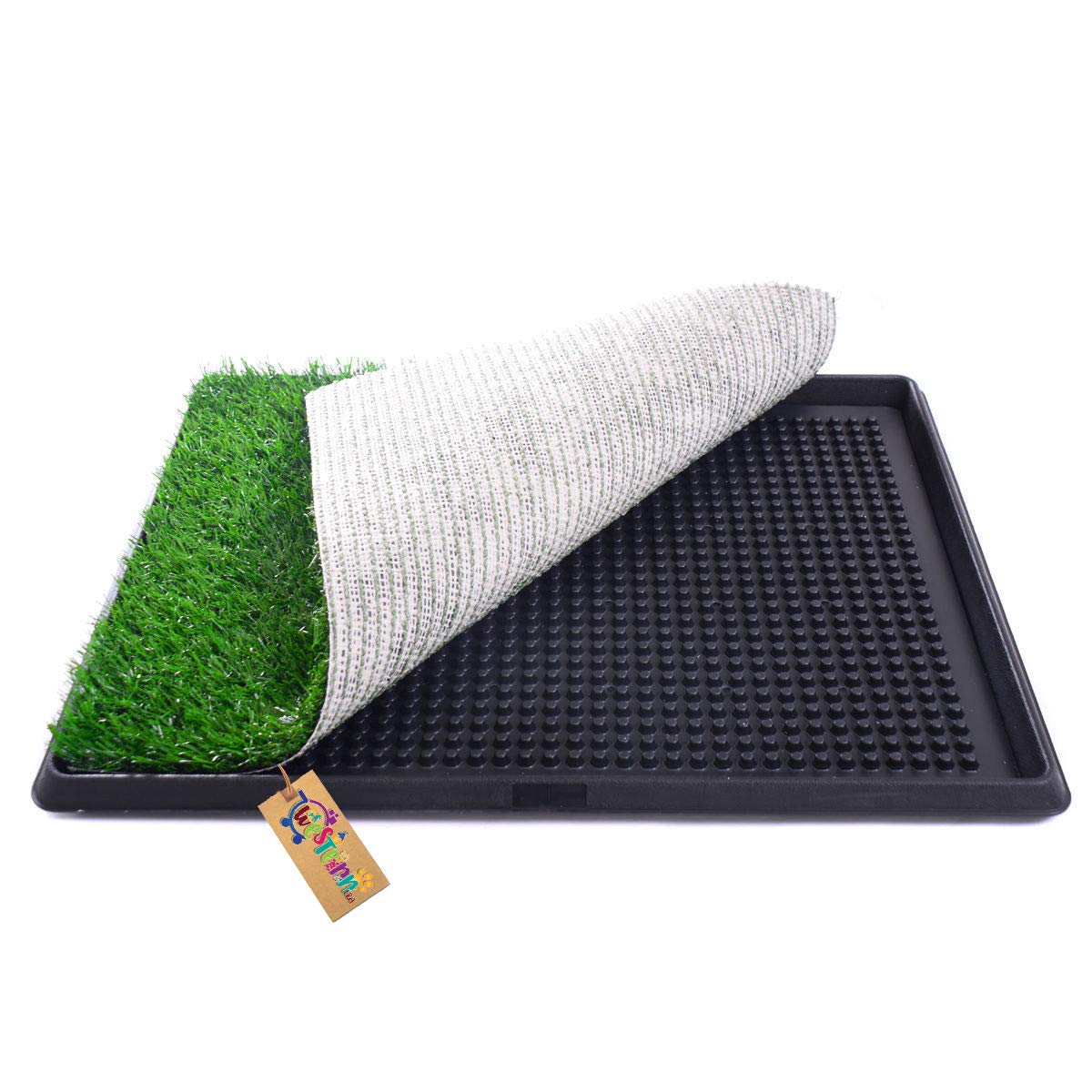 Western Era Dog Cat Pet Potty Trainer Grass Mat Dog Puppy Training Pee Patch Pad Indoor Outdoor 4