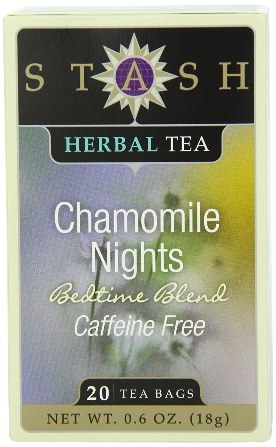 Stash Tea Chamomile Nights Herbal Tea, 20 Count