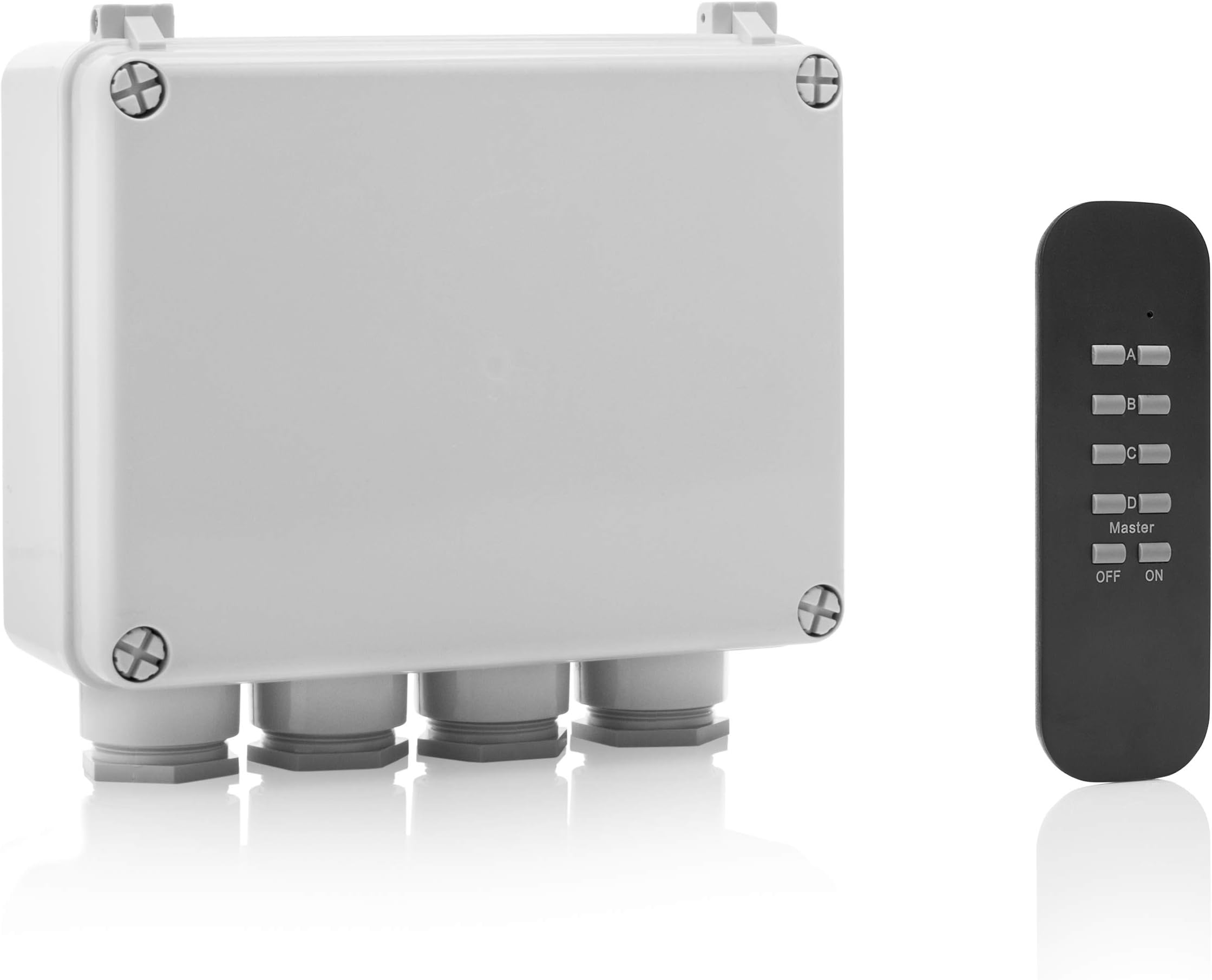 Smartwares SH5-SET-OB Smarthome Outdoor 3 Channel Switch Set and Remote Control, White
