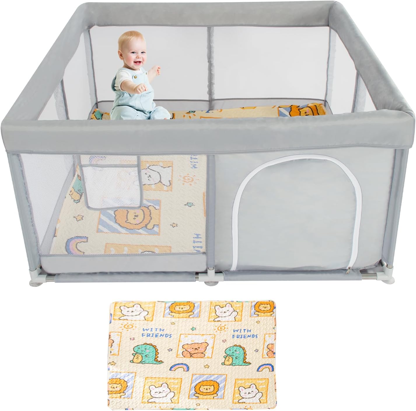 Baby Playpen Play Yards for Babies Toddlers Baby Fence Baby Play Yards