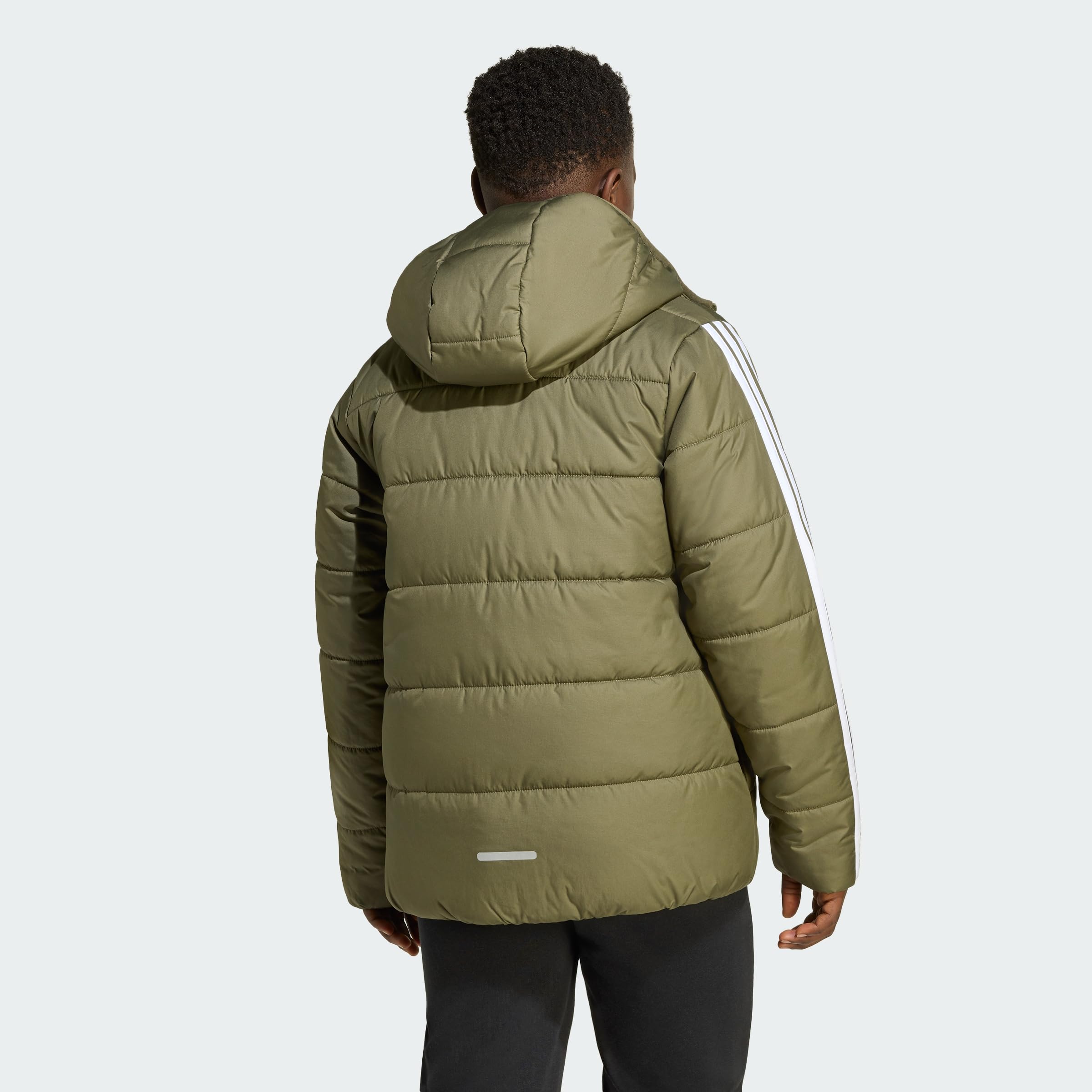 adidas Unisex Kids Essentials 3-Streifen gefütterte Kinderjacke
