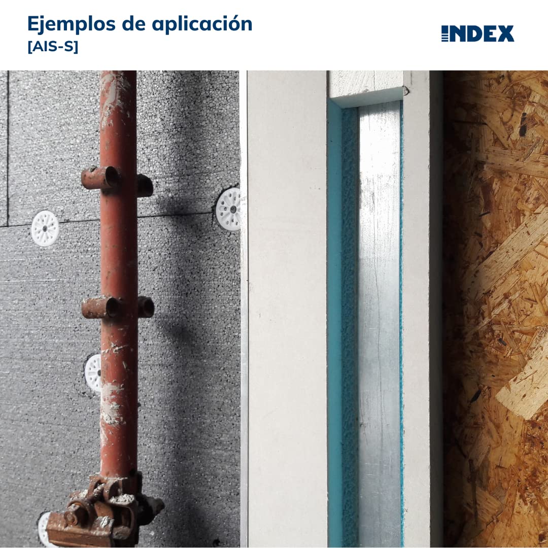 INDEX A PERFECT FIXING - AISS10140 【AIS-S】Kołek z metalowym gwoździem do mechanicznego mocowania paneli izolacyjnych i rehabilitacji elewacji (SATE), homologowany ETA, Ø10 x 140 mm, Pudełko 200 sztuk