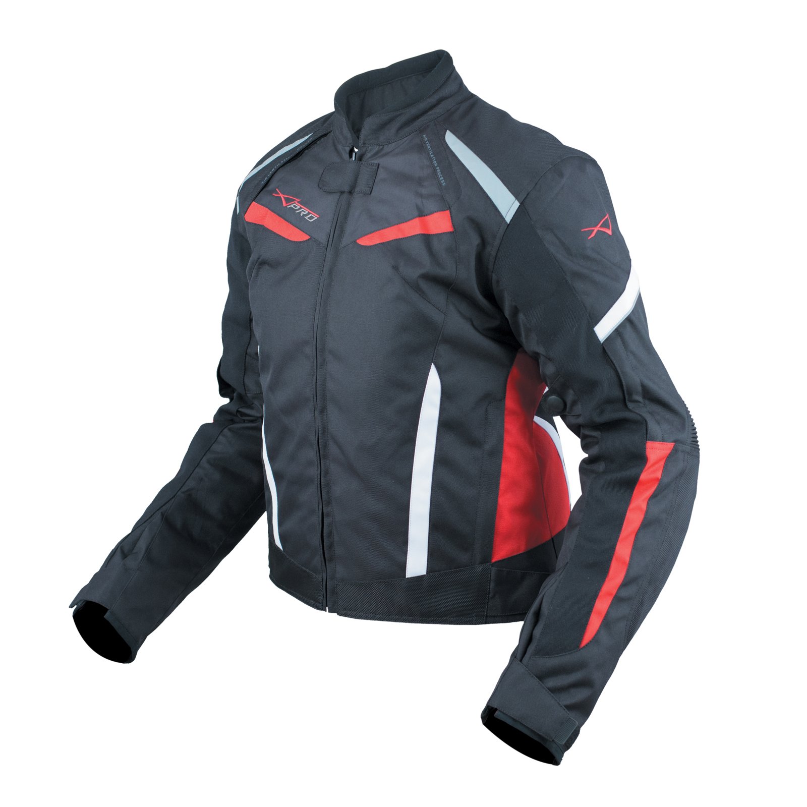 A-pro Mujer Chaqueta Moto Deporte Transpirable Viaggio Impermeable Rojo S