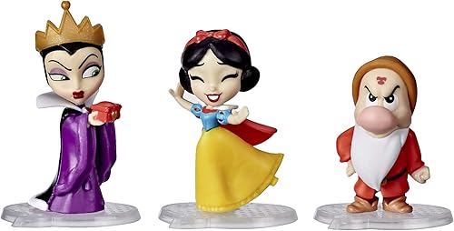 Miniatura 10 de Disney Princess Hasbro Comics Adventure Discoveries Colección, juego de muñecas con 9 figuras, bases, castillo de exhibición y estuche, juguete para