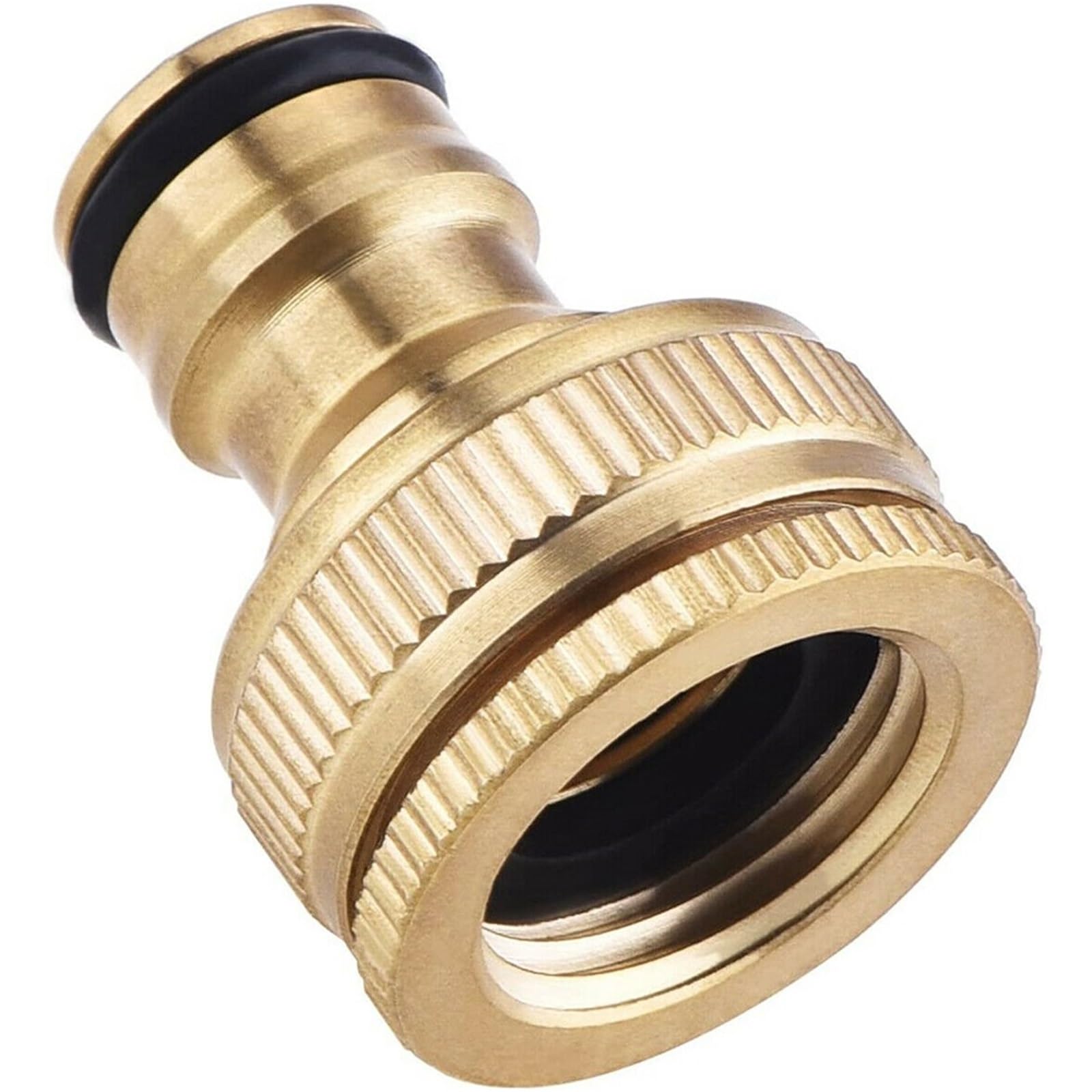 Pipe Connector 1/2pcs G3/4 to G1/2 Brass Fitting Adaptor Hose Tap Faucet Quick Water Garden Irrigation for the Hose,Garden(1pc)