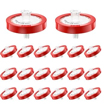 Syringe Filters PTFE Membrane - Hydrophilic Filtration 0.22um Pore Size 25mm,20