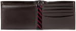 Tommy Hilfiger Portefeuille en cuir pour hommes - Mince Sleek Casual Bifold avec 6 Poches de cartes de crédit et amovibles ID Fenêtre, Brun foncé