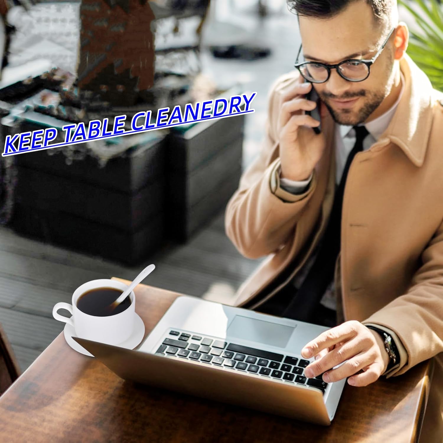 400 Pcs Paper Coasters Bulk,4 inch Disposable Round Cardboard Blank Coasters for Bar Drinks Wedding - Image 7