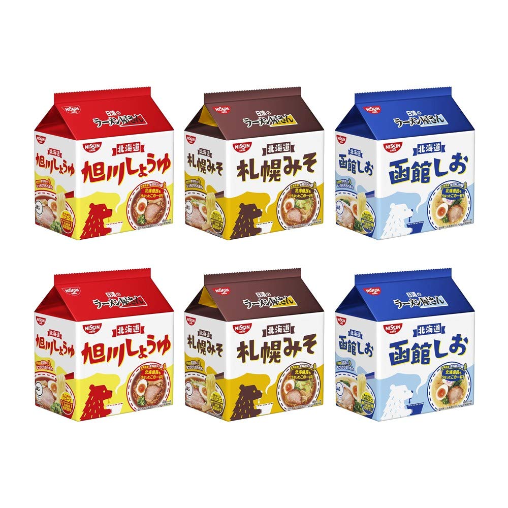インスタントラーメン5袋×24個セット　まとめ売り！ Amazon.co.jp: 日清のラーメン屋さん 5食パック袋麺 フレーバー全3種