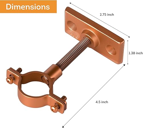 Miniatura 2 de Lily's Home Soporte de pared para botella de vino, diseño industrial con accesorios de montaje, funciona con botellas de vino o licor, acabado de
