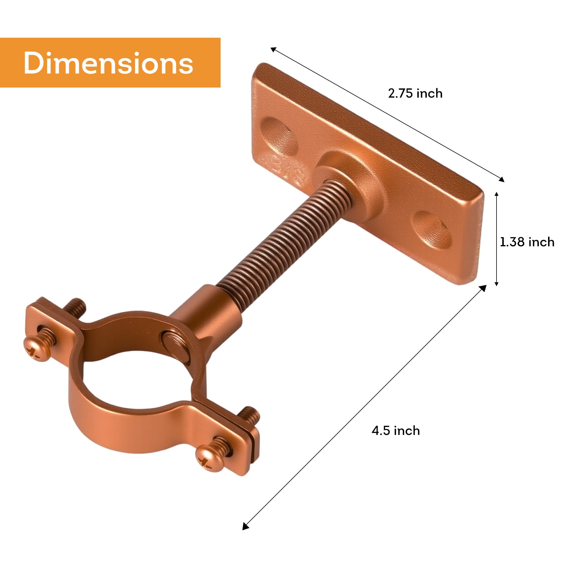 Lily's Home Wine Bottle Wall Mount - Copper Finish -2 Lily's Home Wine Bottle Wall Mount - Copper Finish -2