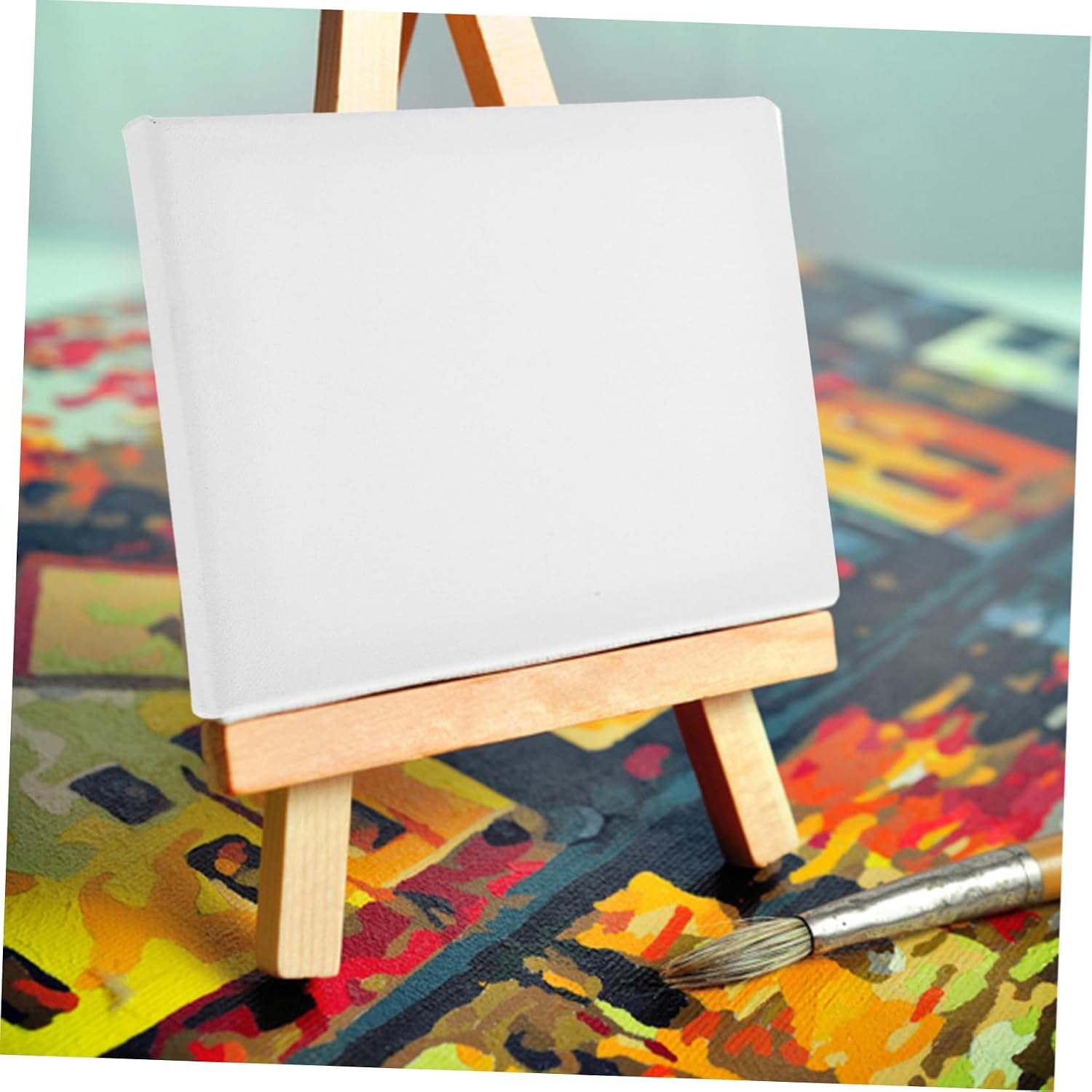 5pcs Blank Painting Canvas Boards for DIY Art Projects