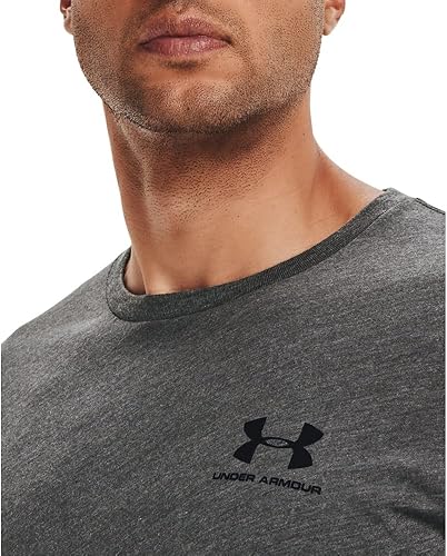 Miniatura 3 de Under Armour Camiseta deportiva de manga corta para hombre, con estampado en el lado izquierdo del pecho