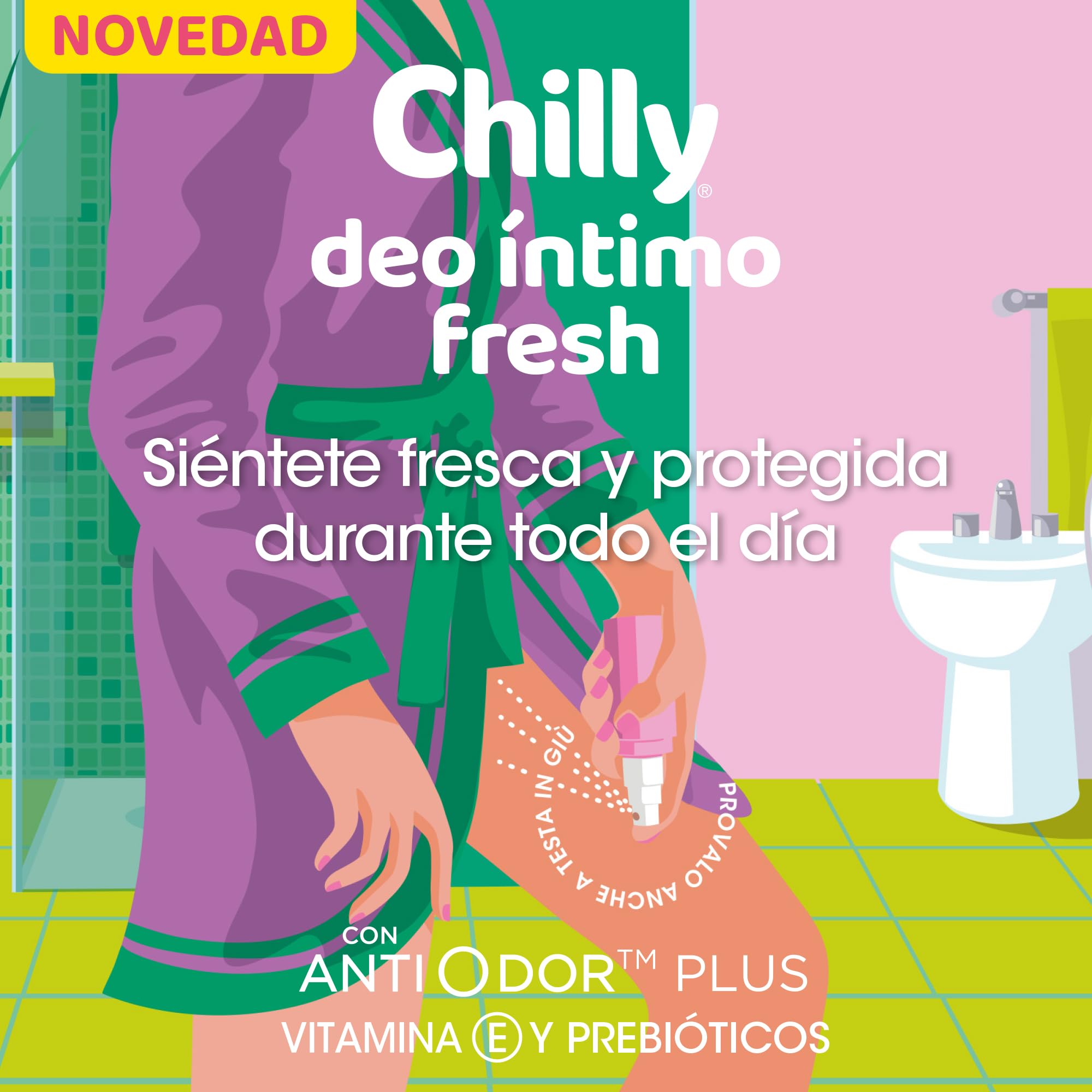 Desodorante íntimo en pulverizador Chilly delicado 50 ml — view 3
