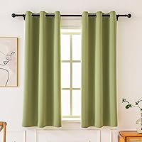 Vista 12 de Pickluc - Paneles de cortinas opacas con ojales, cortinas para bloquear la luz para el dormitorio, aisladas térmicamente, reducción de ruido