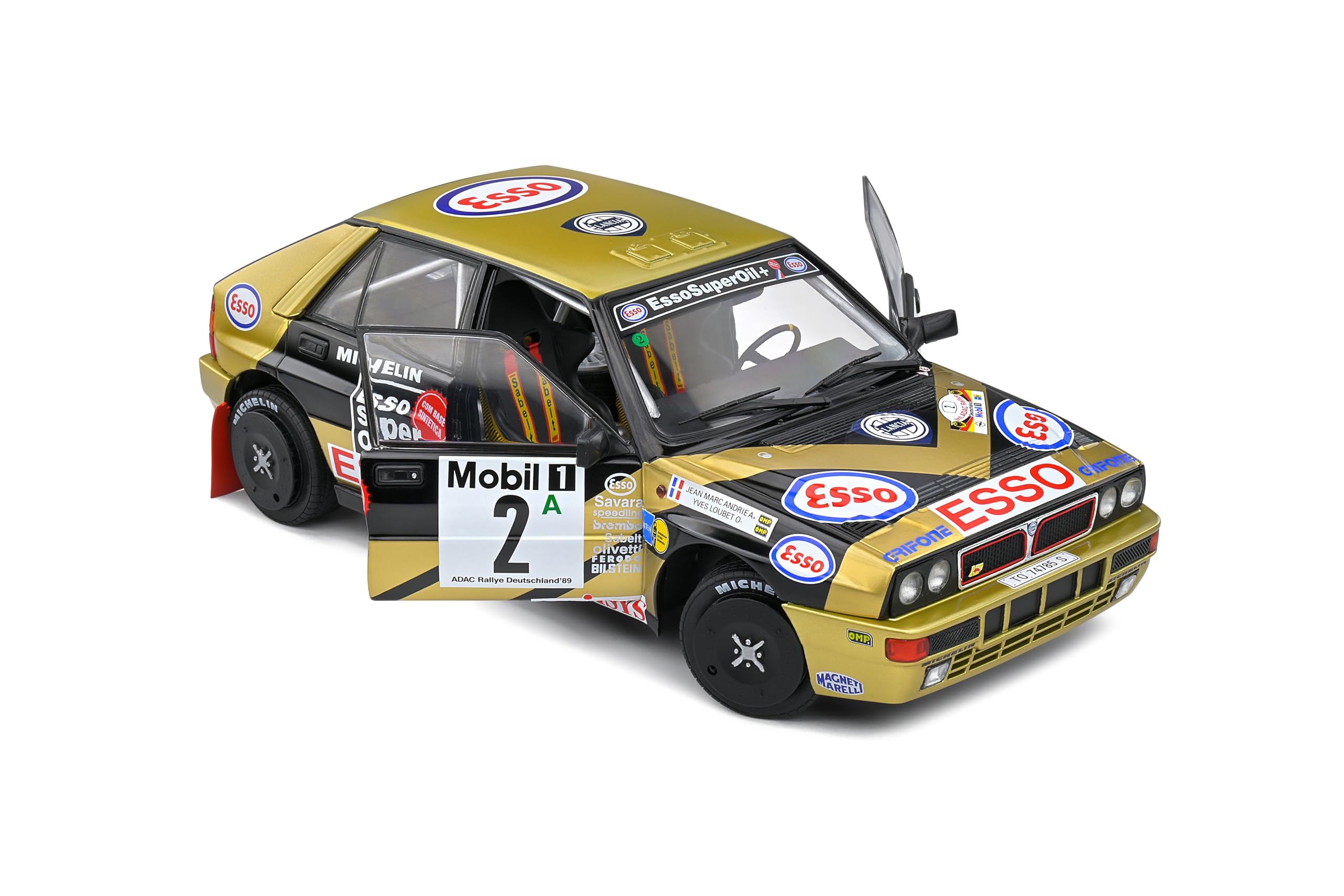 1:18 Lancia Delta Hf Integrale Black Adac Rally Deutschland 1989