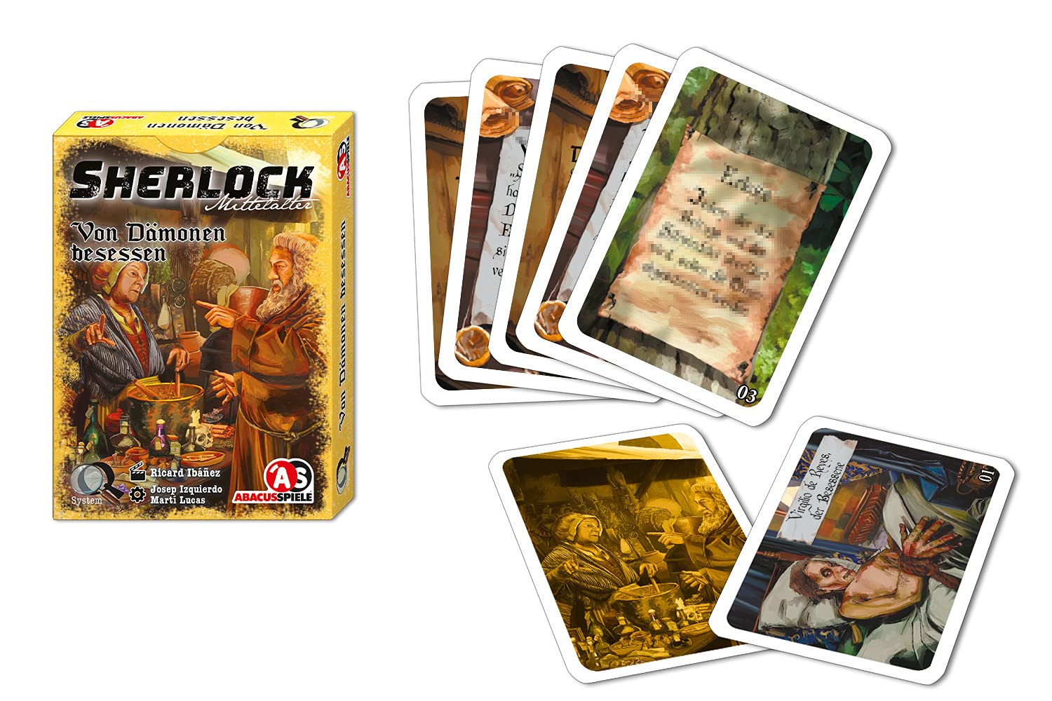 ABACUSSPIELE Sherlock Mittelalter - Krimi Kartenspi Produktbild-Vorschau 6