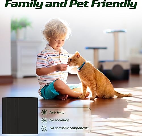 Miniatura 7 de Paquete de 10 trampas adhesivas para ratones, trampa adhesiva transparente para ratones que funciona para ratones y ratas, cucarachas, 23x11