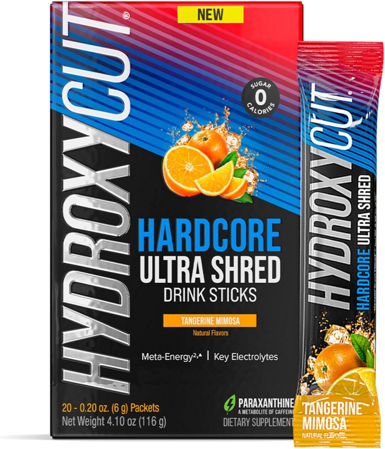 Hydroxycut Drink Mix, Hardcore, Ultra Shred, Tangerine Mimosa