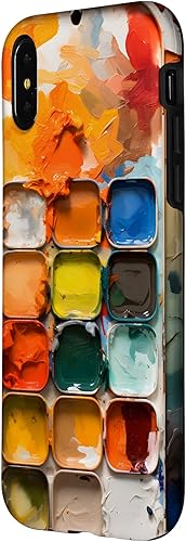 Miniatura 2 de Paleta de pinturas y pintura de acuarela para iPhone XXS, estuche colorido para pintor artista