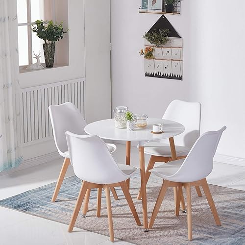 Table ronde scandinave 4 personnes
