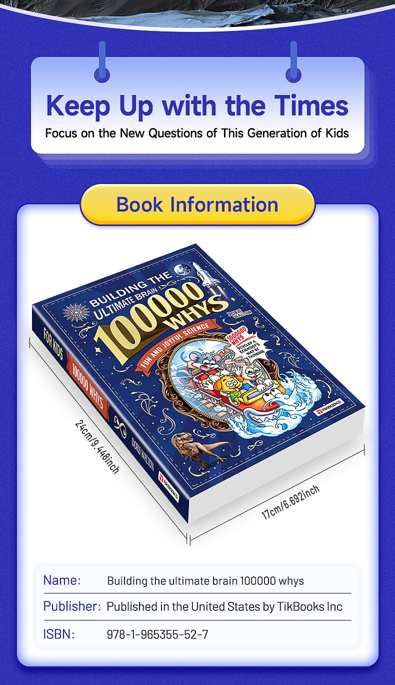 【TIKBOOKS】Children's Encyclopedia "Why 100,000?" - Extracurricular Reading for Primary School Students (Building the Ultimate Brain)      Paperback – Picture Book, January 1, 2023