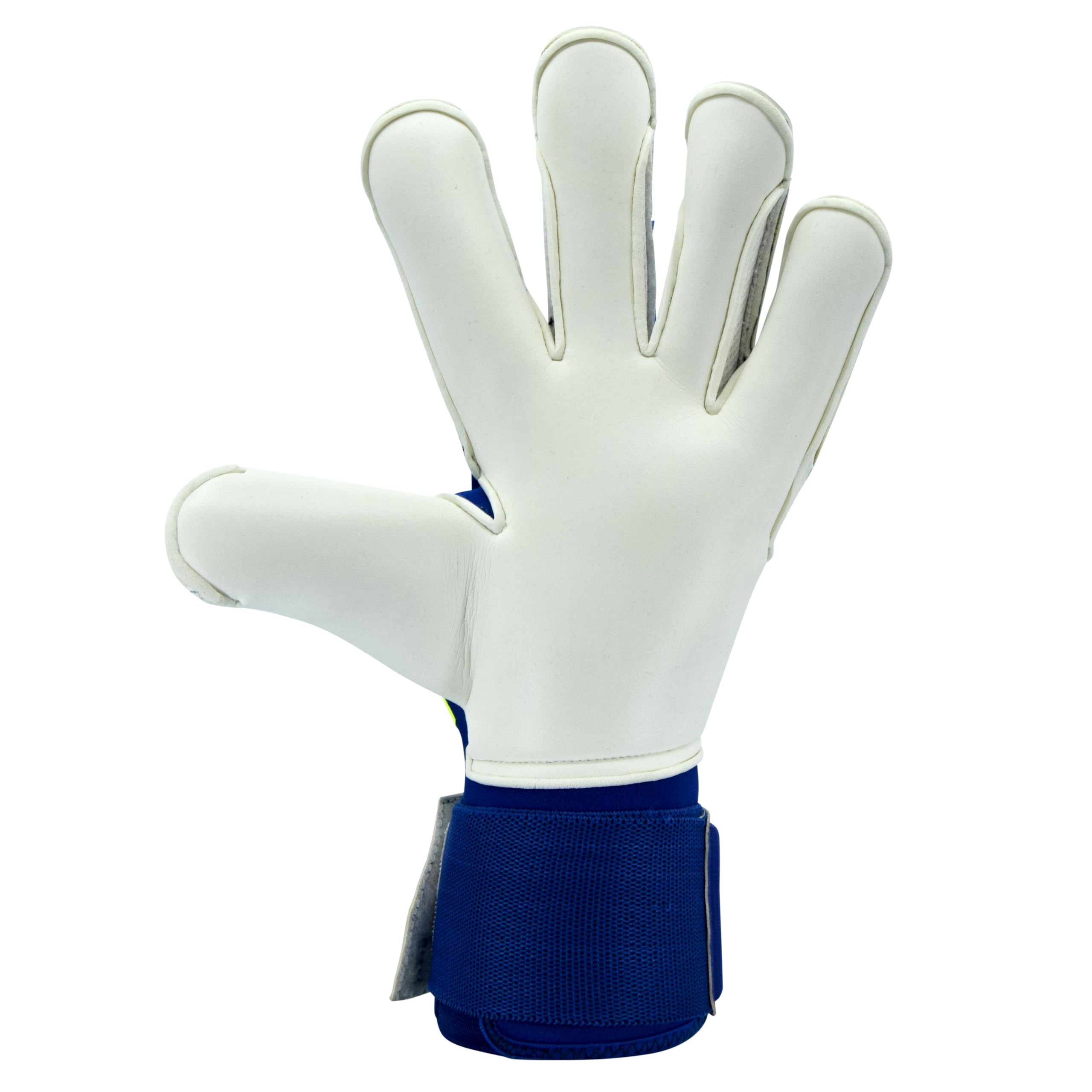 Gants de Gardien ANZAR #25, Bleu, Coupe Hybride, pour Adultes, Mousse Professional Next