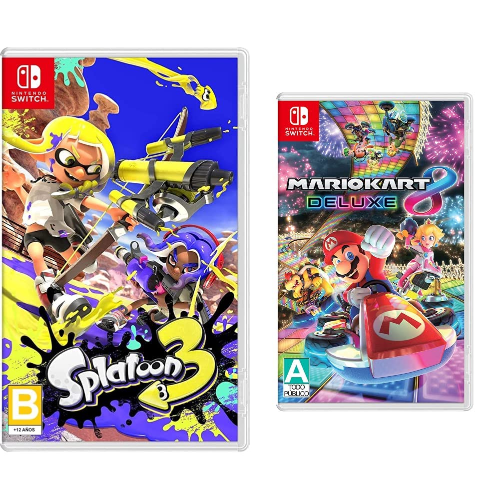 Splatoon 3 - Nintendo Switch - Standard Edition + Mario Kart 8