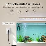 GHome Smart Mini Smart Plugs Travailler avec Alexa et Google Home, WiFi Smart Fonction de contrôle à distance de la prise de courant, seulement 2.4GHz réseau, aucun Hub requis, ETL FCC Inscrit