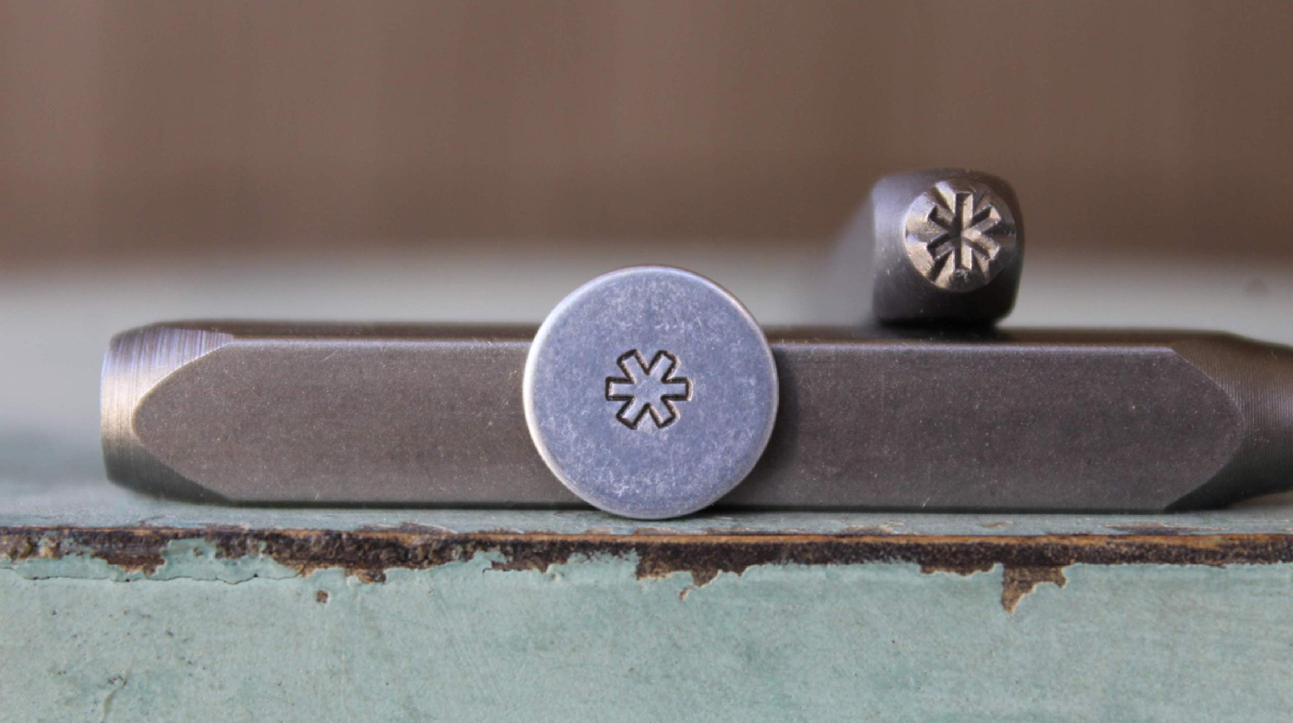 4mm Medical Alert Symbol Metal Punch Design Stamp - Supply Guy - CH-430