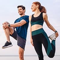 Vista 4 de Paquete de 2 bandas impermeables compatibles con Fitbit Versa 2 bandas para mujeres y hombres, pulseras clásicas de repuesto deportivas suaves