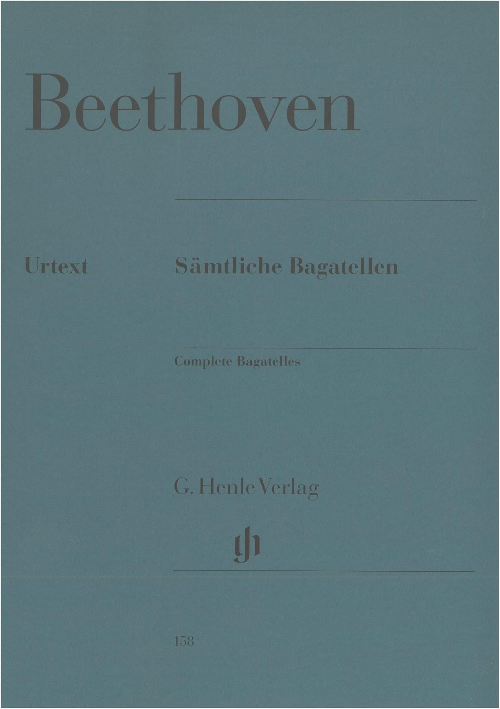 Complete Bagatelles - piano - (HN 158)