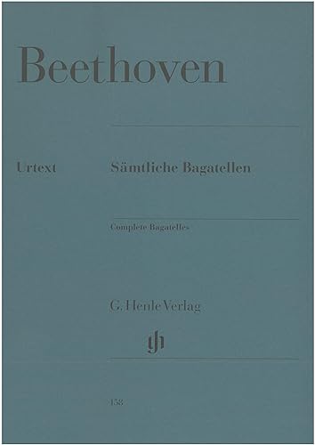 Beethoven Complete Bagatelles Multilingual Edition Piano Solo Sheet Music Collection Authentic Transcriptions of Classical Works Advanced Piano