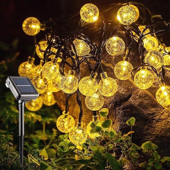 SUNACE Solar Lichterkette Außen, 10.85M 60 LED 8 Modi Lichterkette