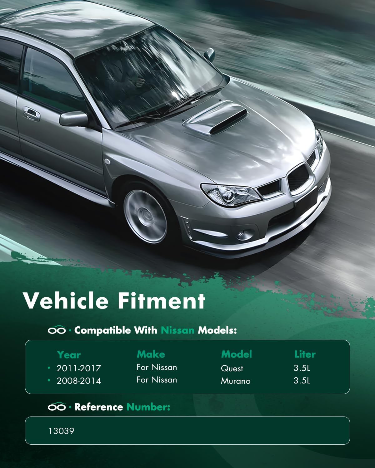 SCITOO Radiator for 2008-2014 for Nissan Murano Replacement Radiator 13039, medium