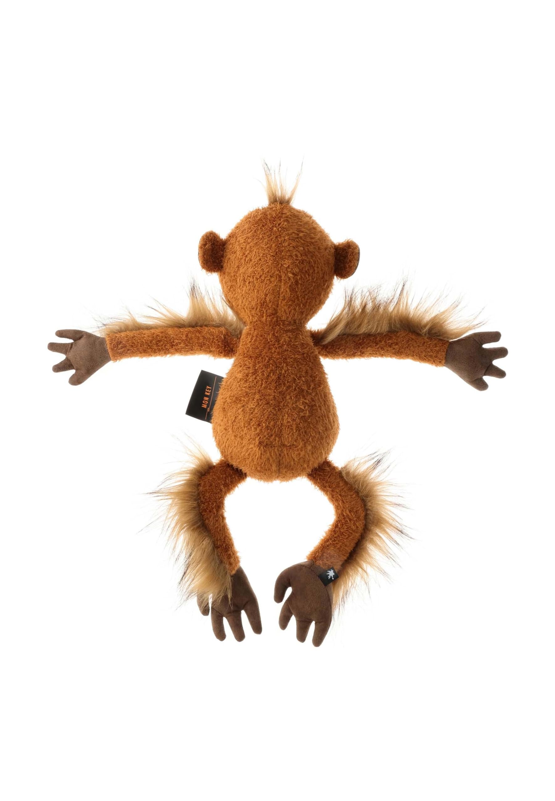 SIGIKID 38741 Mon Key Beasts Town Kinder und Erwachsene Kuscheltier empfohlen ab 3 Jahren braun, 14 x 14 cm, h 40 cm