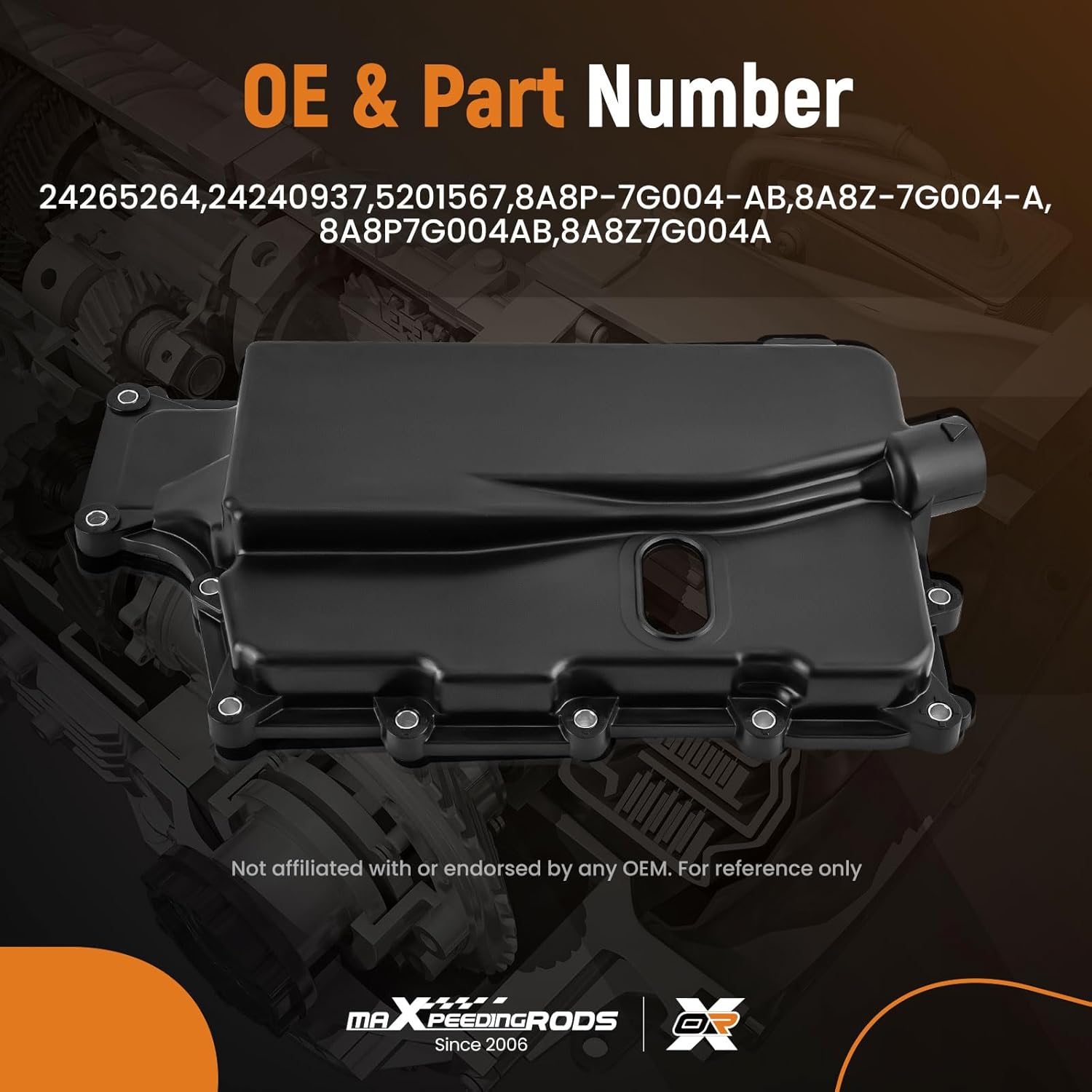 maXpeedingrods Transmission Oil Pan with Gasket Replaces 24265264 Compatible for Buick Enclave LaCrosse, for Chevrolet Impala Malibu Traverse, for Ford Edge Explorer