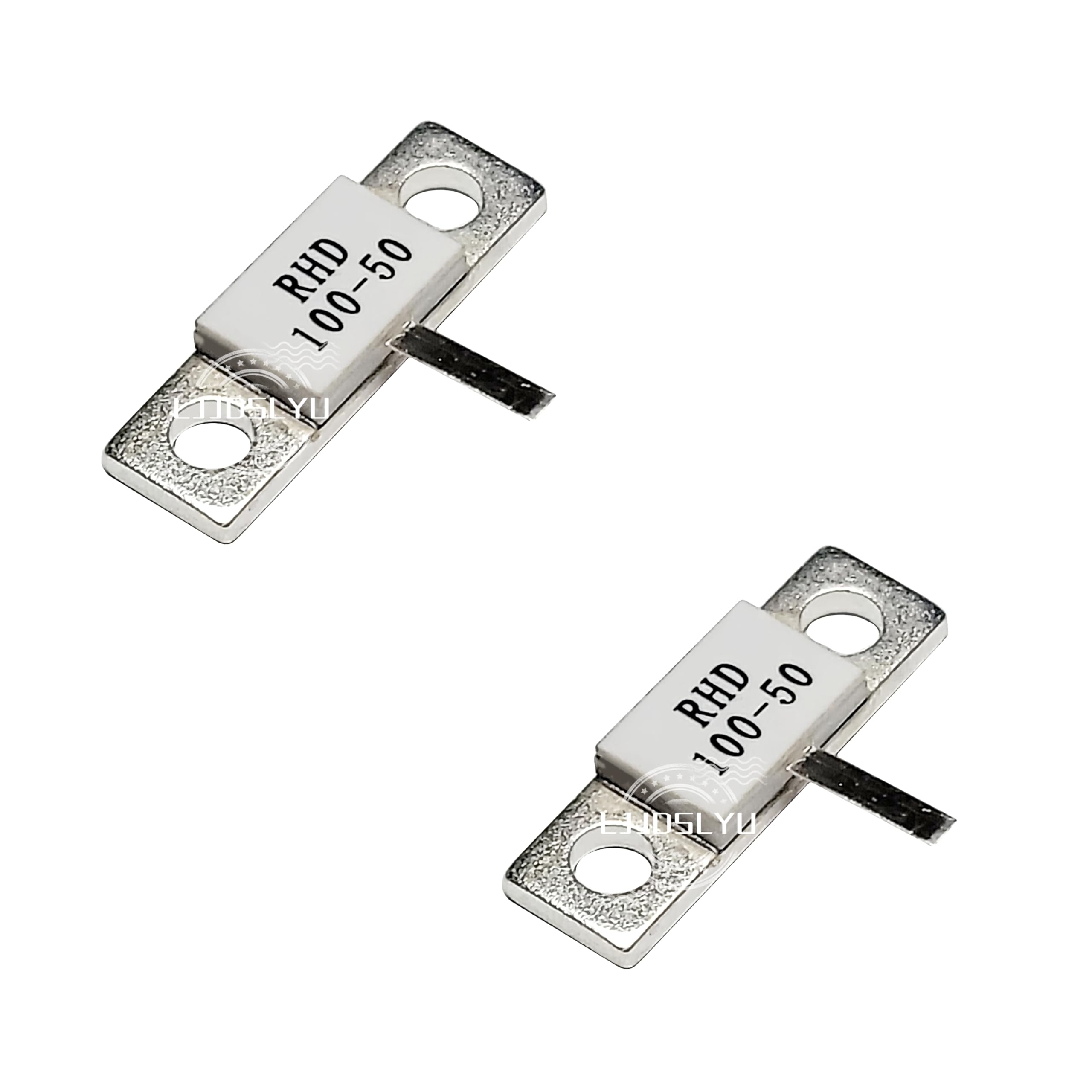 2pcs New 100w 50 ohm Dummy Load RF Power resistors Frequency DC~5GHz (New 2Pcs 100w 50ohm)