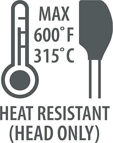 Miniatura 4 de Tovolo Spatulart - Juego de 2 mini espátulas de silicona de flamenco y unicornio, juego de espátulas de goma resistentes al calor con diseños de