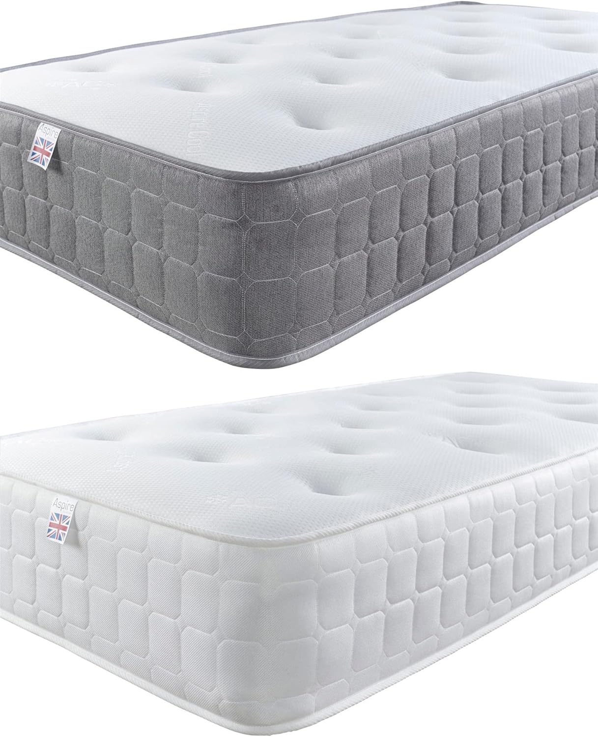 Aspire Beds Quad Comfort Natural Eco Fillings & AC AspireCool Touch