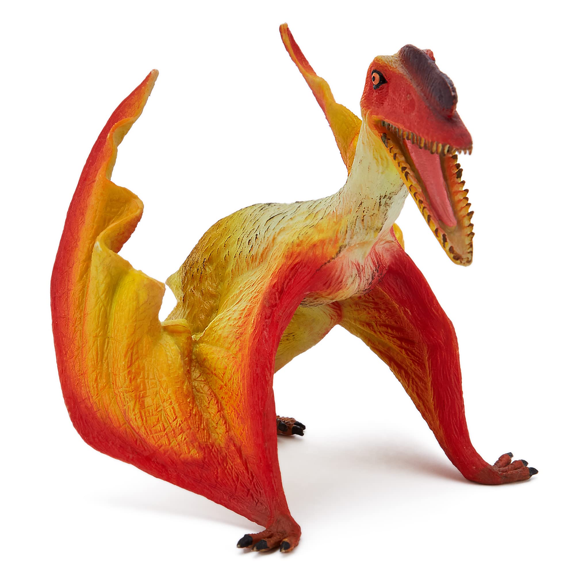 Zappi Co Childrens Quetzalcoatlus Dinosaur Figure Toy (12cm Length) Realistic Detailed Dino Collection for Kids - Action Figures for Playtime Fun & Learning