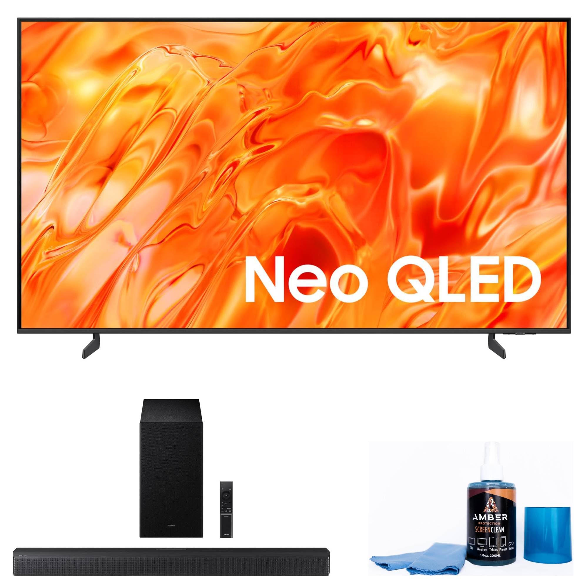 Samsung QN65QN70HA 65" NeoQLED TV with HW-B630F Soundbar and Sub (2026)