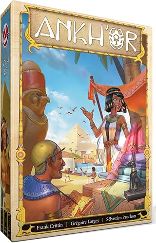 Ankh'or Juego de mesa – Mercado egipcio antiguo y juego de estrategia de construcción, divertido juego familiar para niños y adultos, a partir de 8