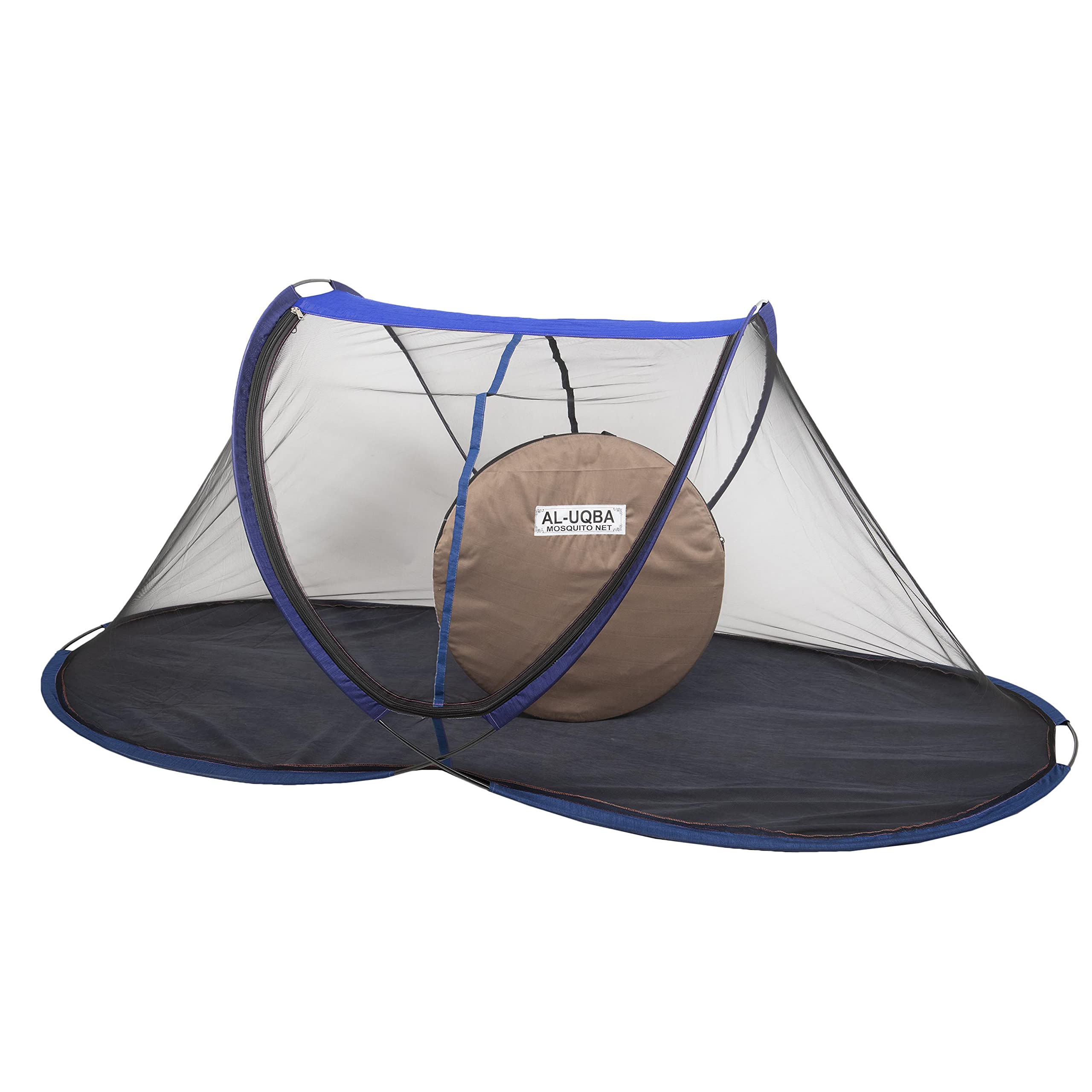 Mosquito Net Adult with Maharani Net (215× 102× 90) Polyester Foldable Single Bed Size (Black)