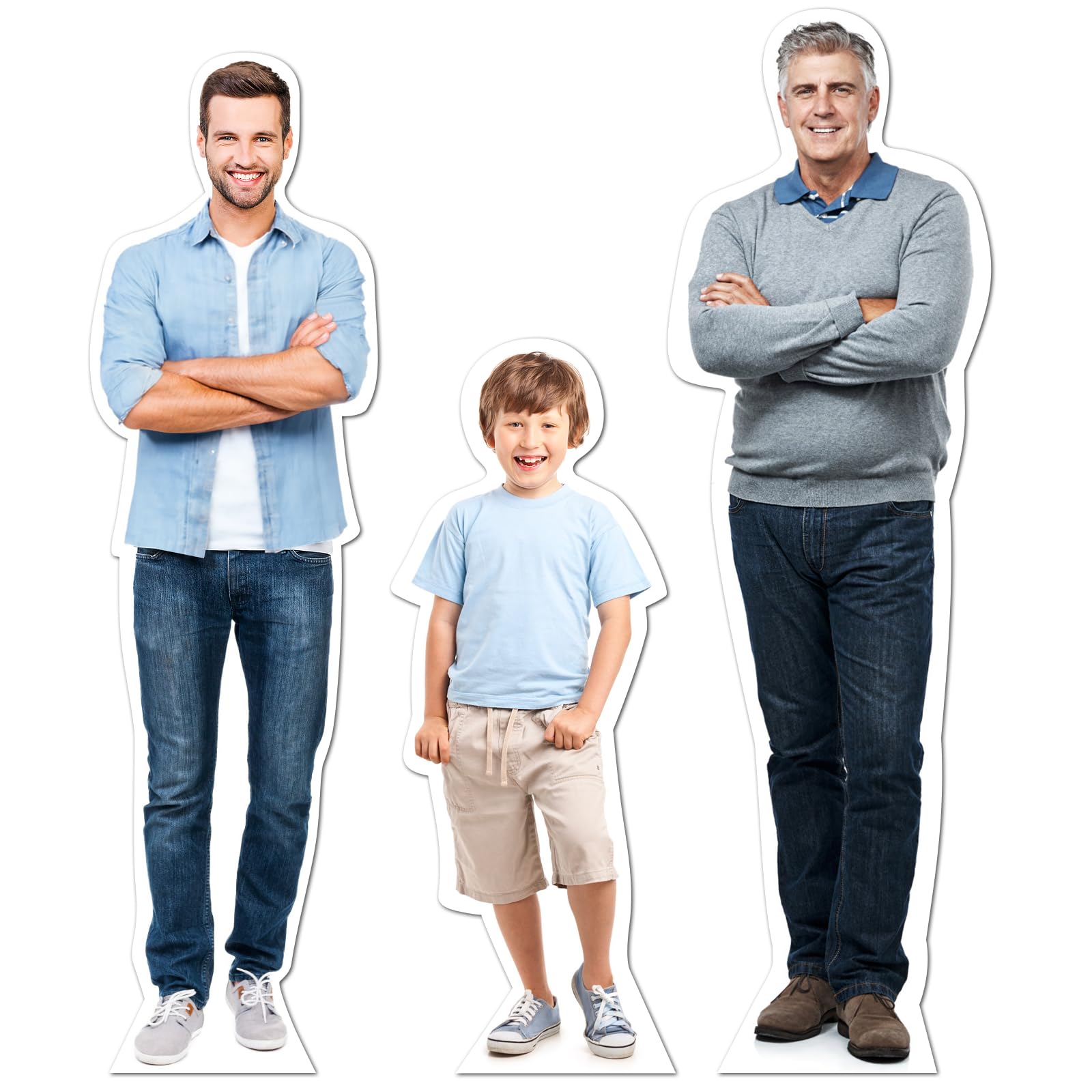 Custom Life Size Cardboard Cutout, Personalized Photos Standup, High Resolution Print, Decor for Weddings, Birthdays, Events, 1-8 FT, Upload Your Photo, 1 Pc