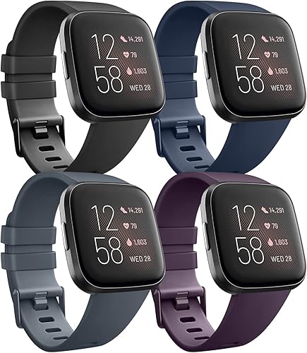 Miniatura 9 de Vancle Correas para reloj inteligente Fitbit Versa 2Fitbit Versa SEFitbit Versa Lite para mujeres y hombres, correa deportiva de repuesto para reloj